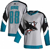 Sharks 88 Brent Burns Gray 2020-21 Reverse Retro Adidas Jersey Dzhi,baseball caps,new era cap wholesale,wholesale hats